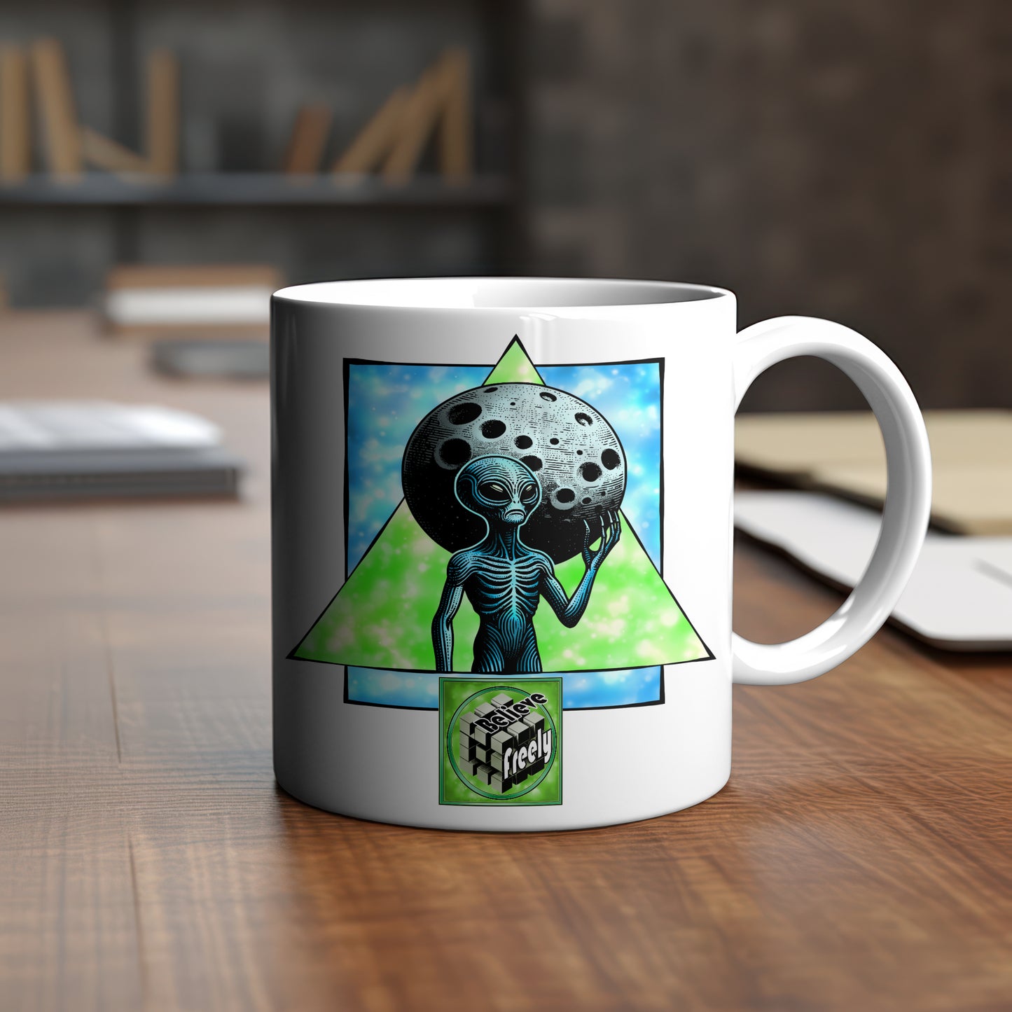 Believe Freely(Alien2-1) Mug