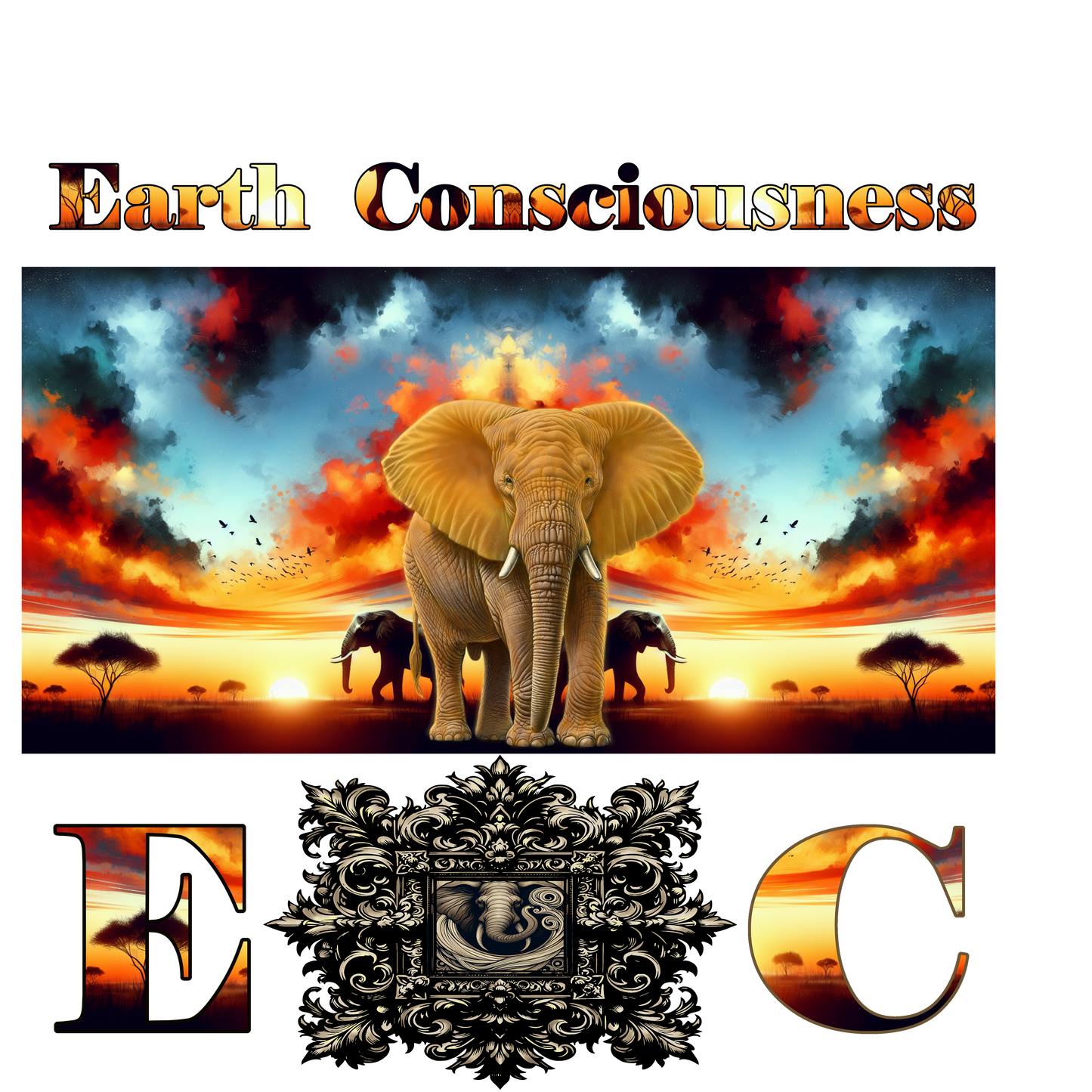 EC 15oz Mug Elephant Edition