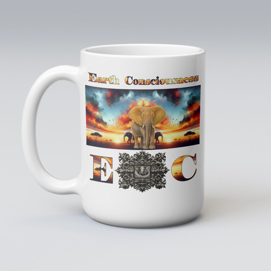 EC 15oz Mug Elephant Edition