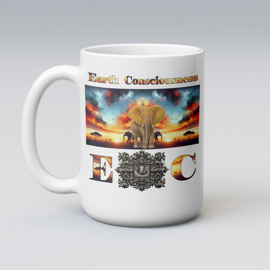 EC 15oz Mug Elephant Edition
