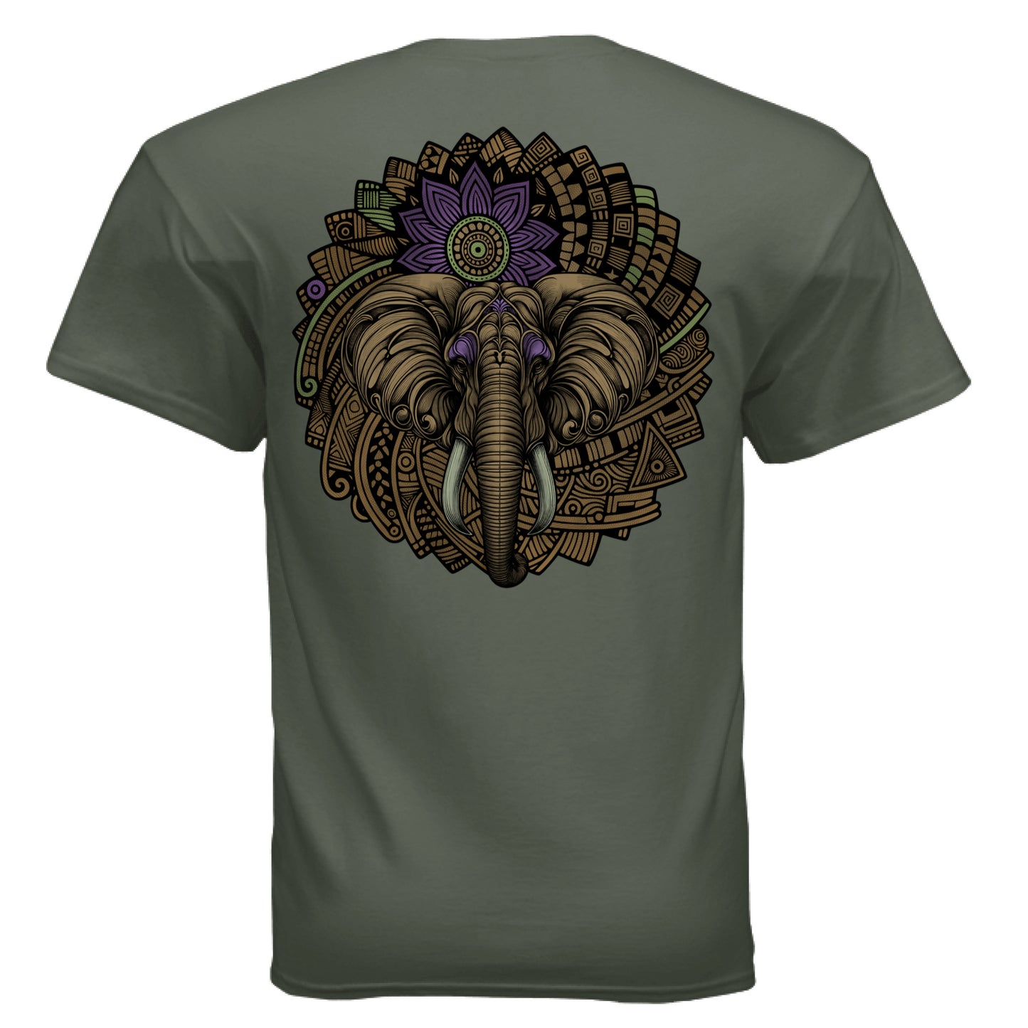 MILITARY GREEN - BACK