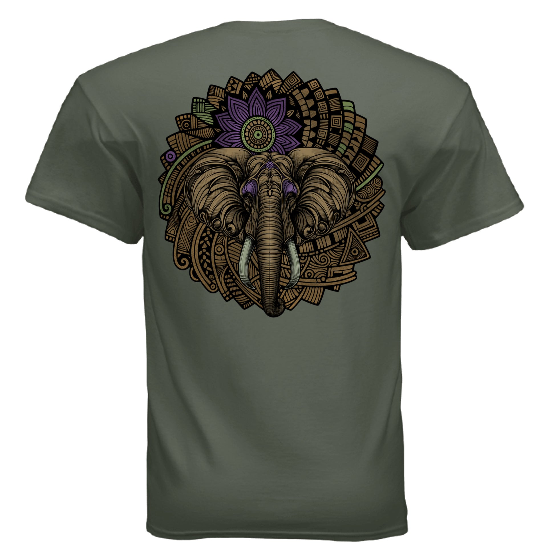 MILITARY GREEN - BACK