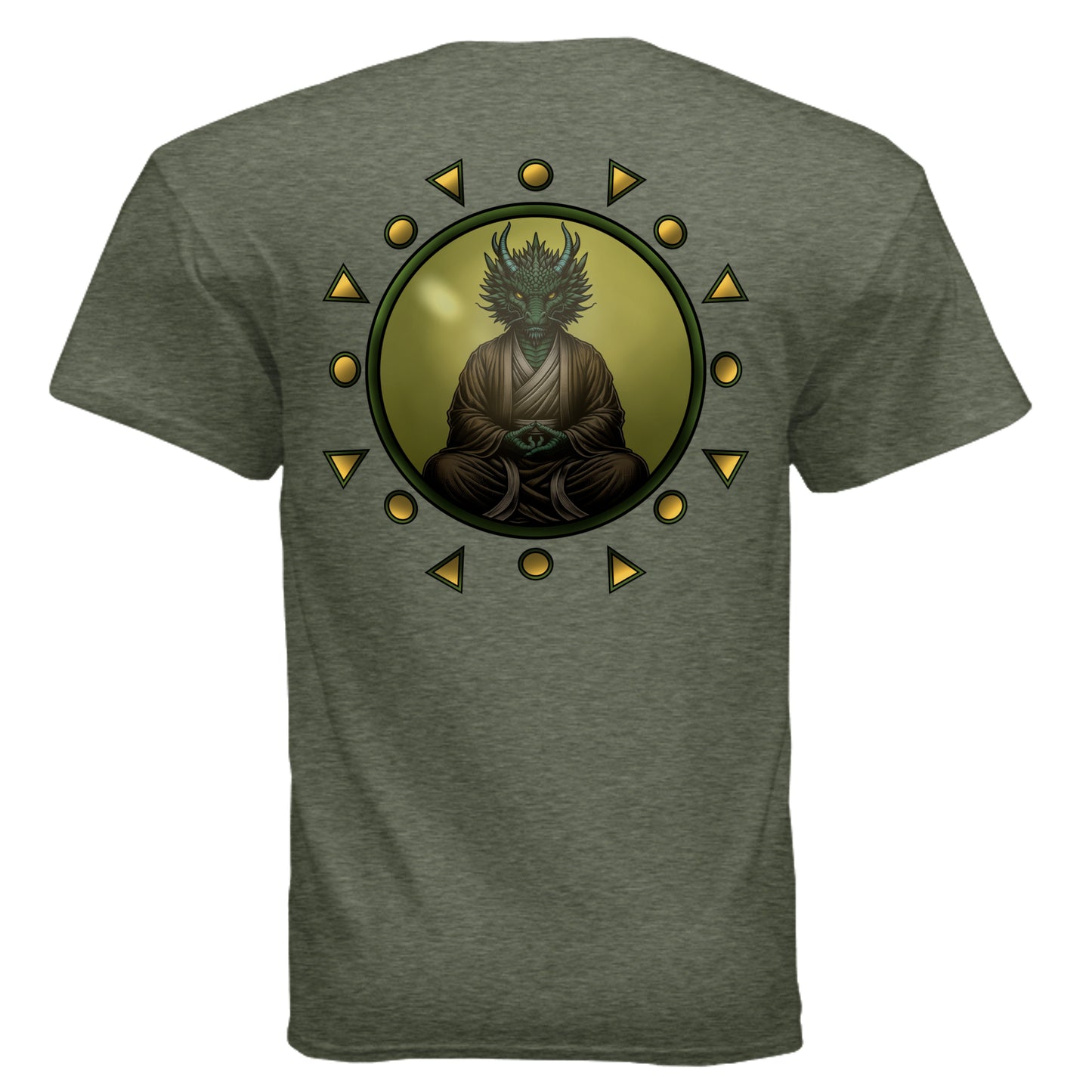 HEATHER MILITARY GREEN - G500 - BACK