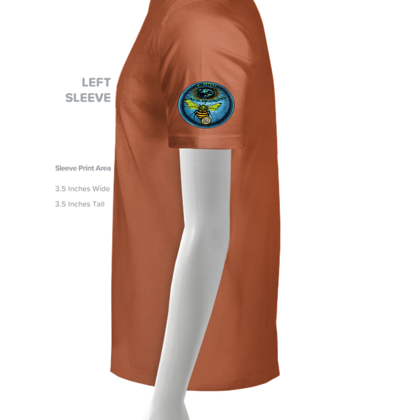 TEXAS ORANGE - G200 - SLEEVE_LEFT